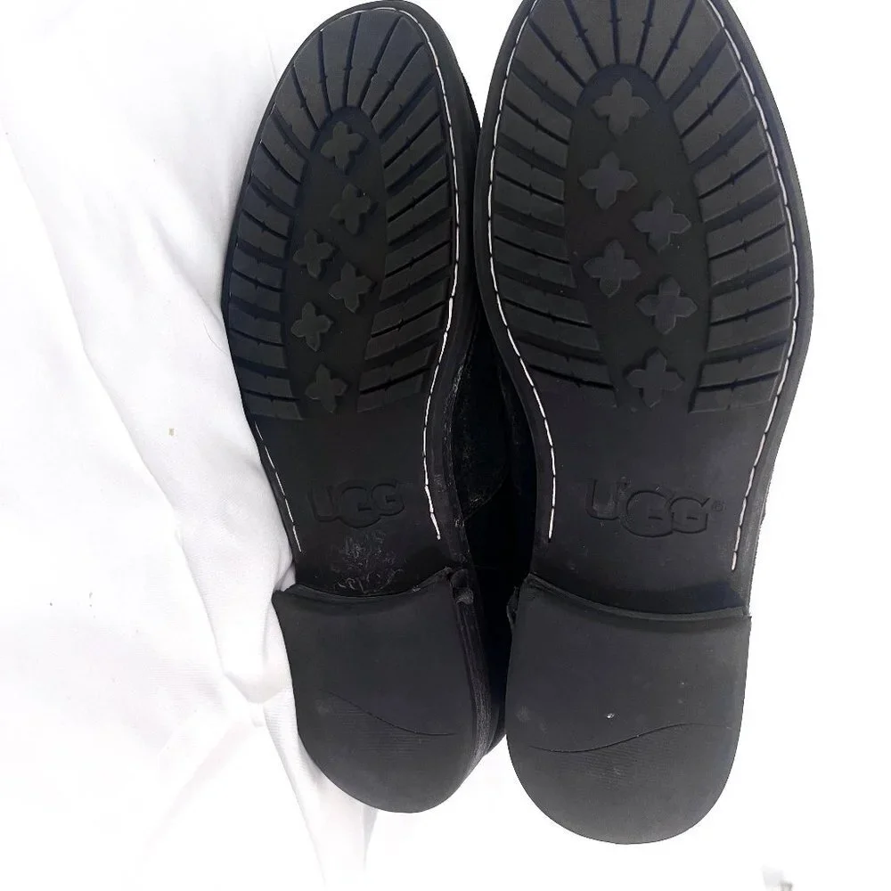 UGG Clyne Slip On Boot Black Suede Size EU 42 men's 9 women's 11